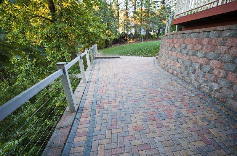 Multi-level paver patio