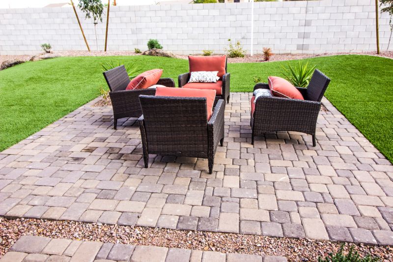 Patio with Paver Design